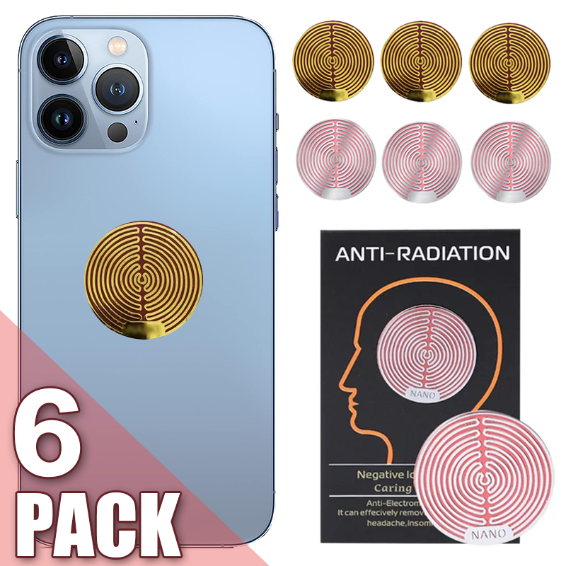 Laptop Accessories Protector - Anti-Radiation Metal Stickers for Mobile Phone