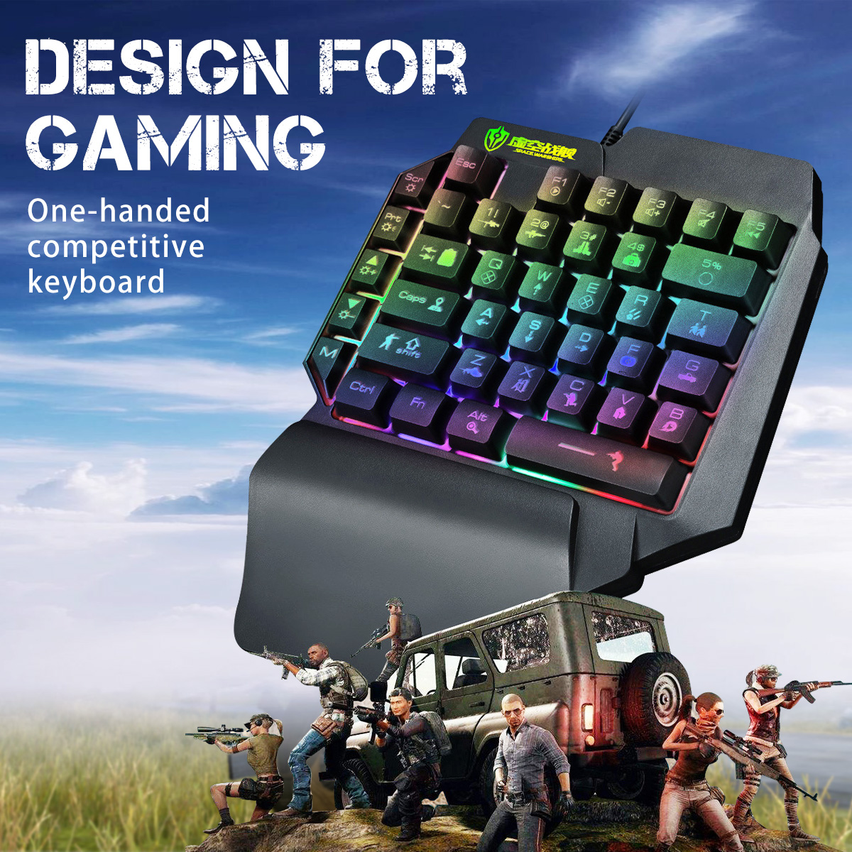 Xbox Laptop Accessories - Keybcaps Gaming Mini One Handed RGB