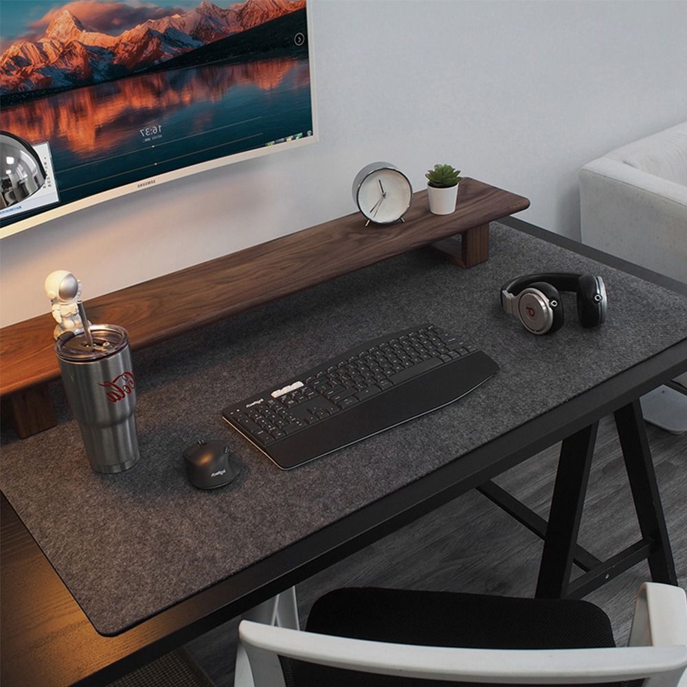 Laptop Accessories Protector - Large Wool Felt Mouse Pad Home