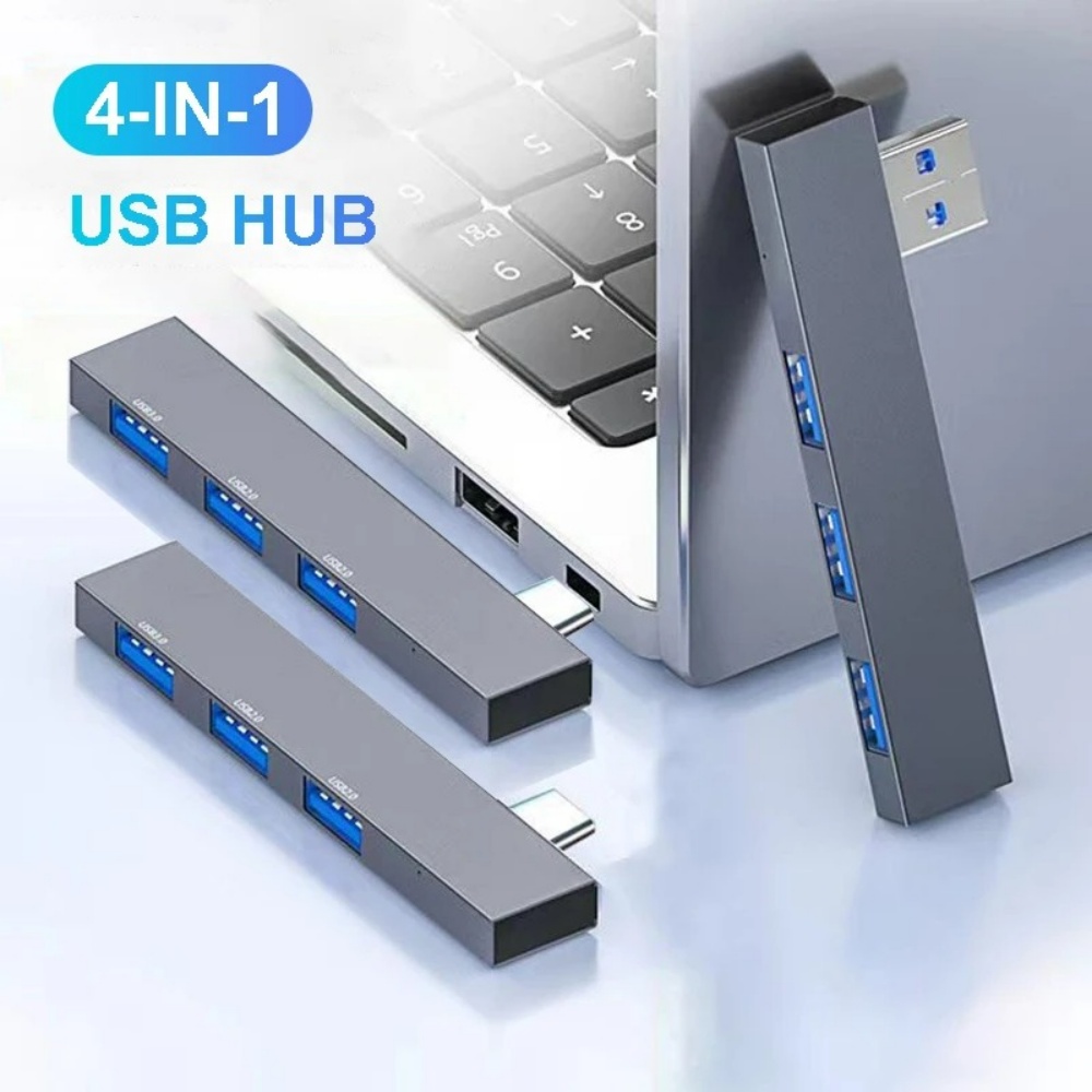Laptop Accessories Usb - 4 in 1 USB 3.0 Hub