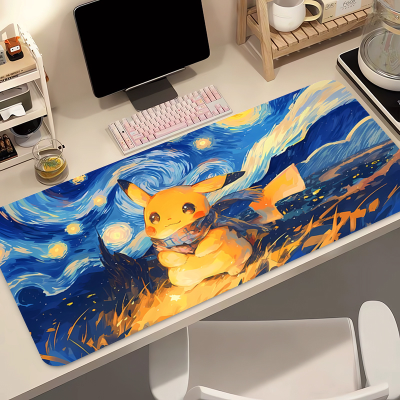 Laptop Accessories Table - Anime Mouse Pad 90x40cm Pokemon Pikachu