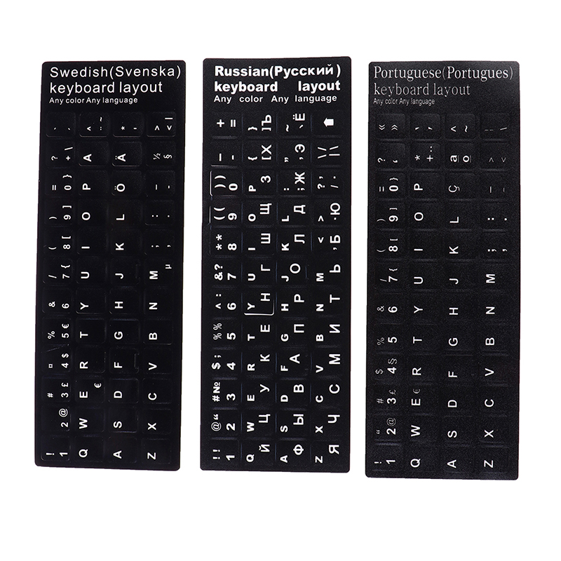 Laptop Accessories Keyboard Cover - 【C】Russian Keyboard Cover Stickers For Book