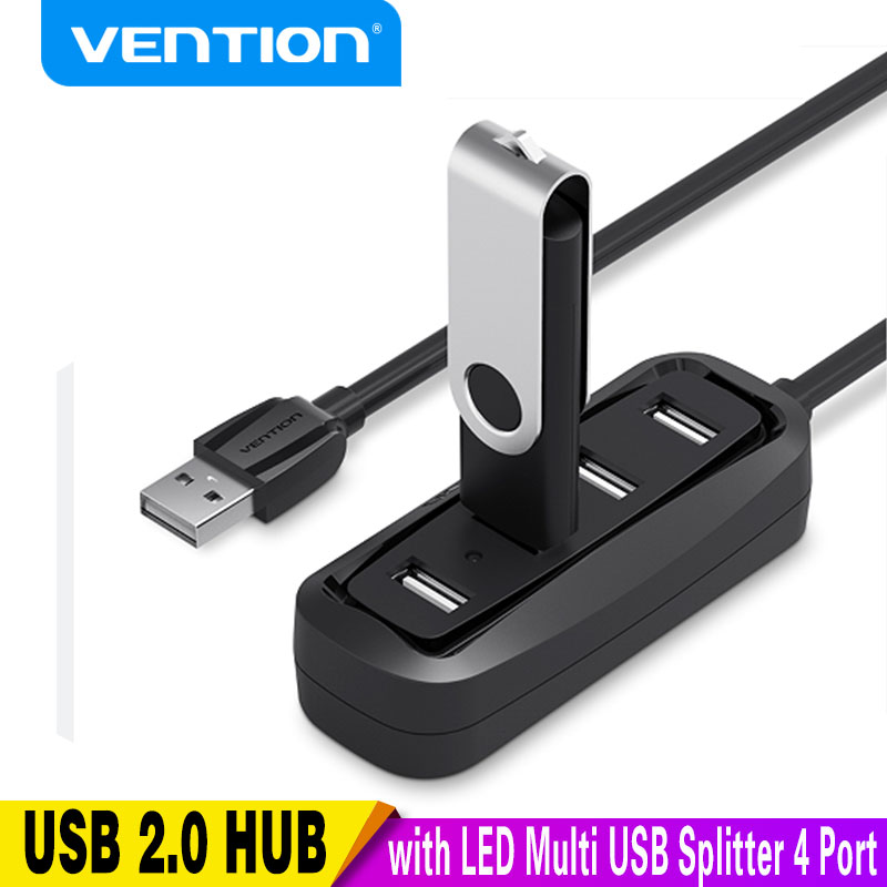 Laptop Accessories Usb - Vention USB 2.0 HUB 4 Port