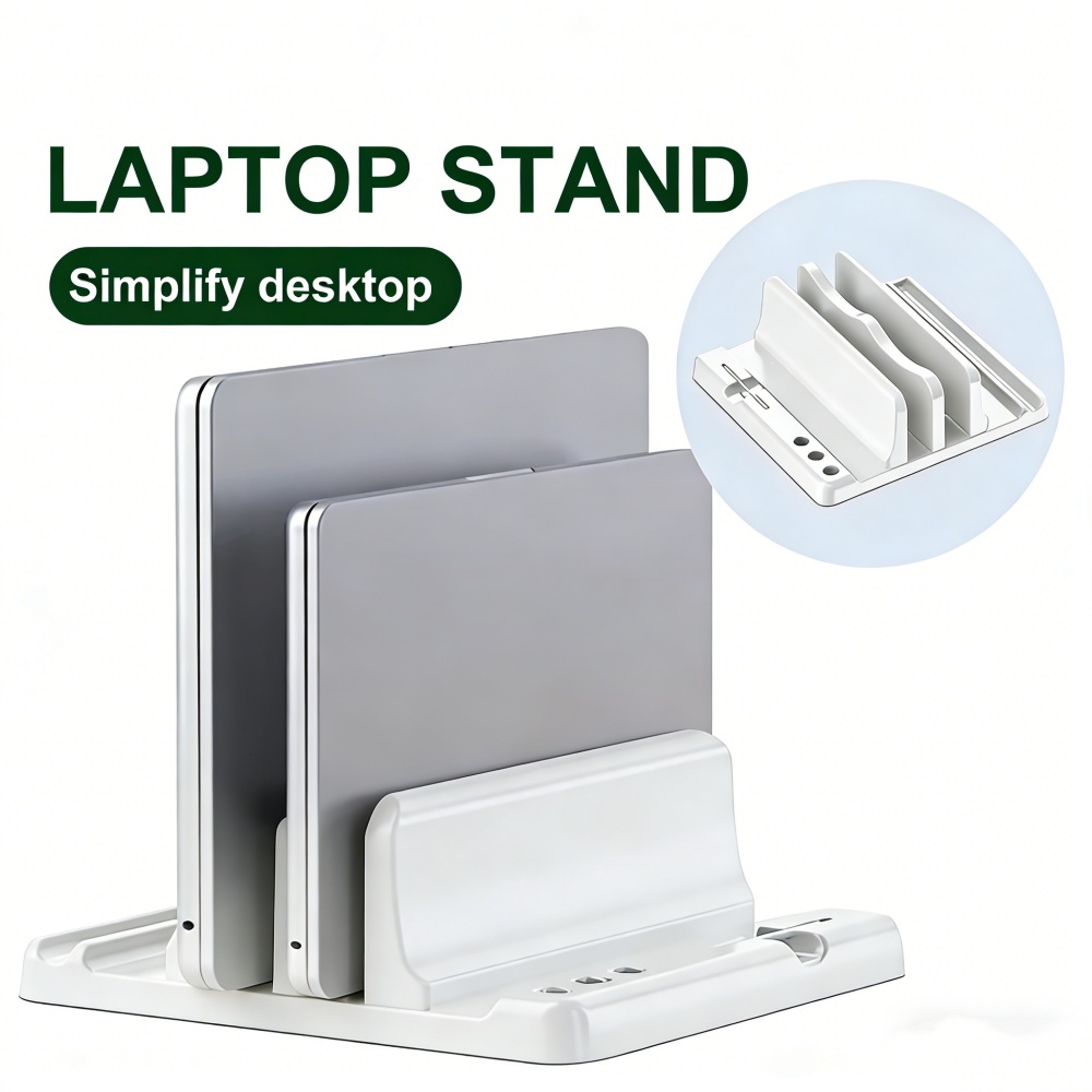 Laptop Accessories Table - Adjustable Laptop Stand Vertical Save Desktop