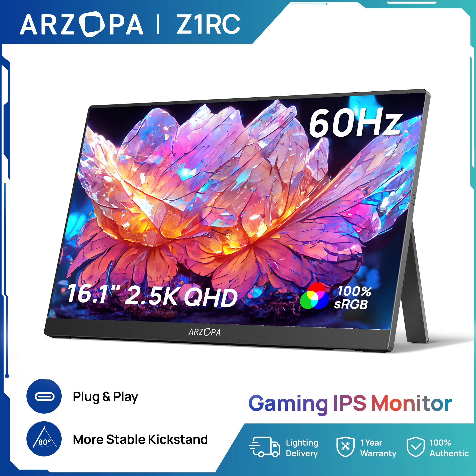 Xbox Laptop Accessories - ARZOPA 16 inch 2K IPS Screen