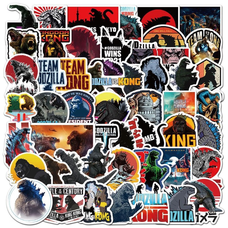 Laptop Accessories All - 50pcs/set Movies Godzilla Vs. King Kong