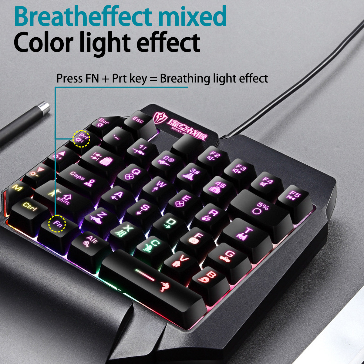 Keybcaps Gaming Mini One Hande - Xbox Laptop Accessories recensione e prezzo