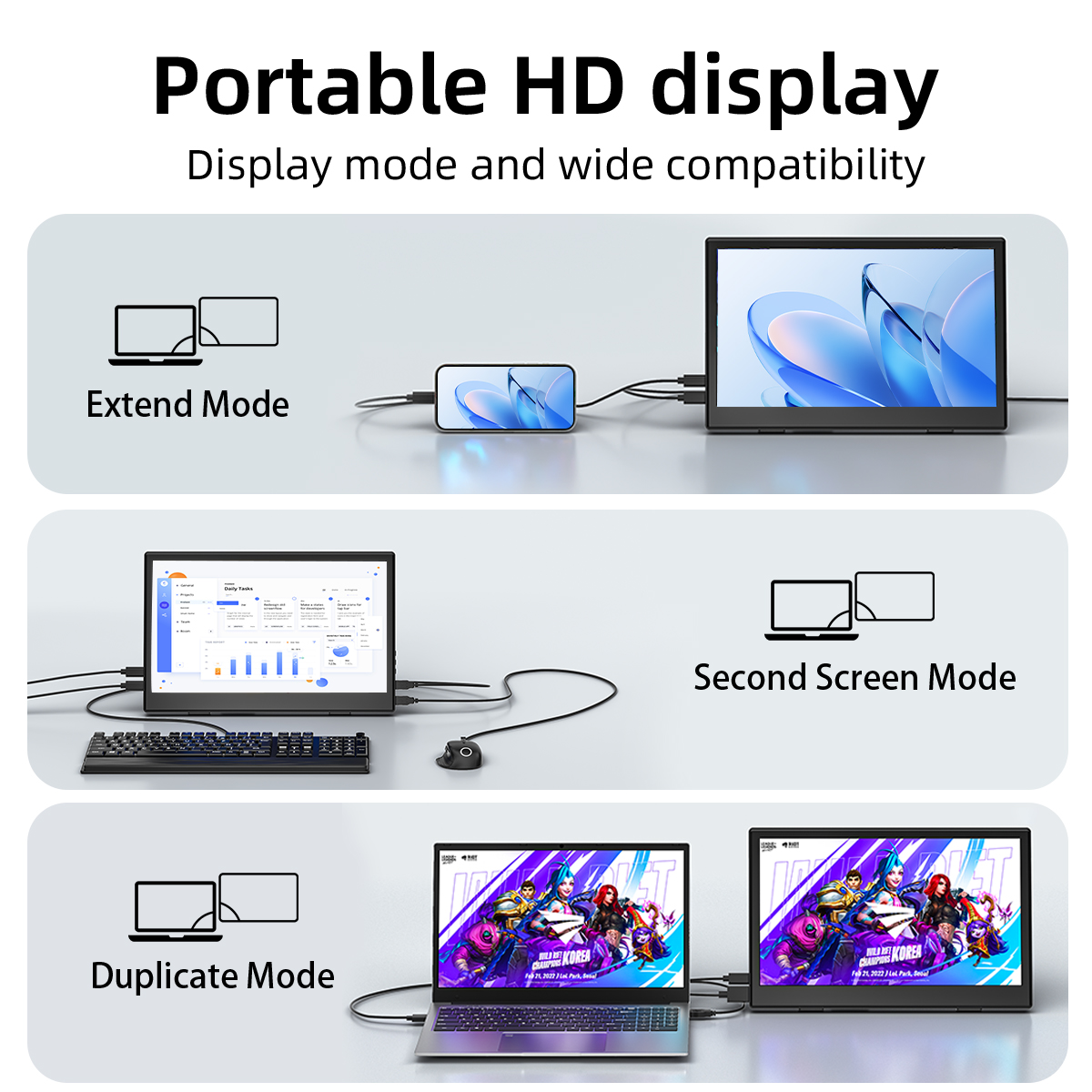 CHUIFAV 15.6 Inch Portable Mon - Xbox Laptop Accessories recensione e prezzo