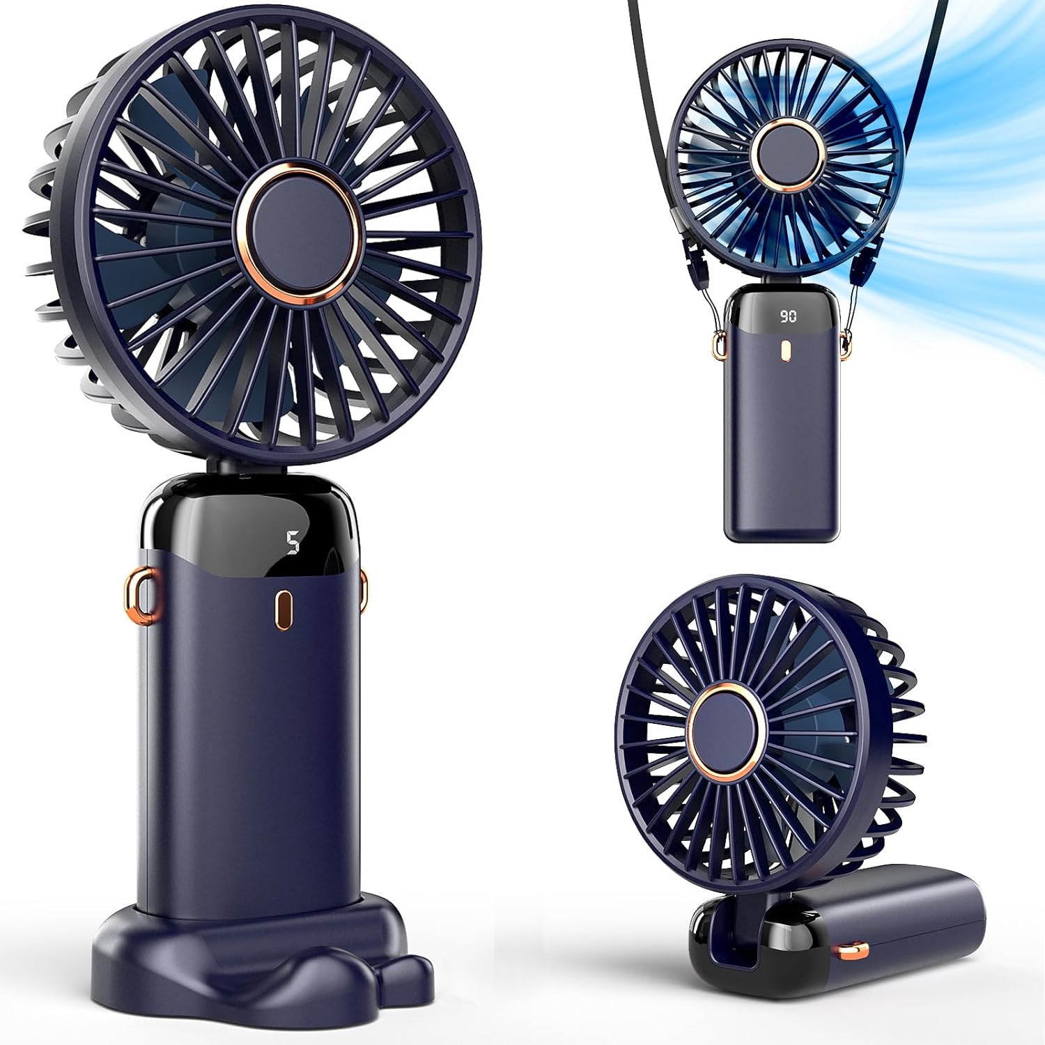 Handheld Mini Fan 3000mAh Fold - Monitor Portable Usb recensione e prezzo
