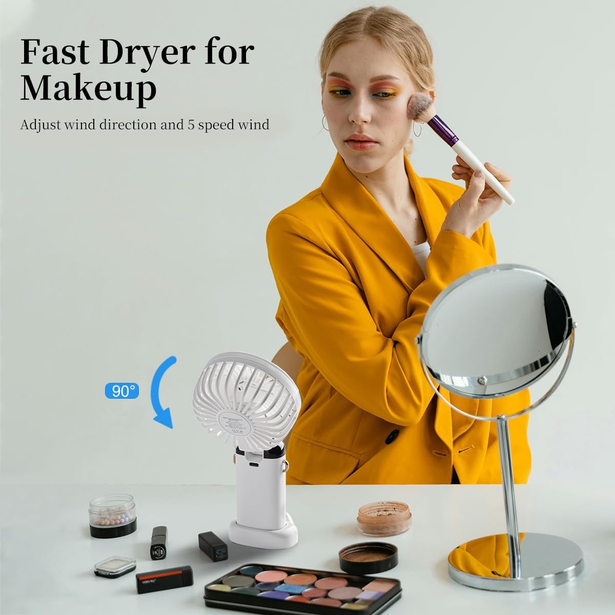 Handheld Mini Fan 3000mAh Fold - Monitor Portable Usb recensione e prezzo