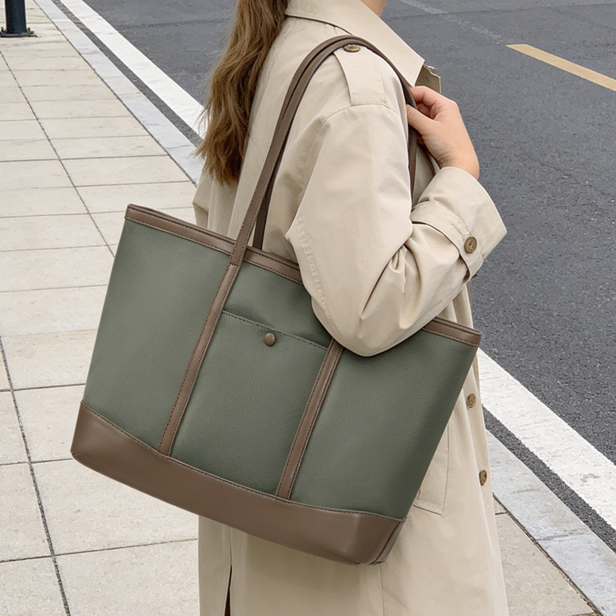 Women Large Shoulder Bag, Zipp - Laptop Accessories Box recensione e prezzo