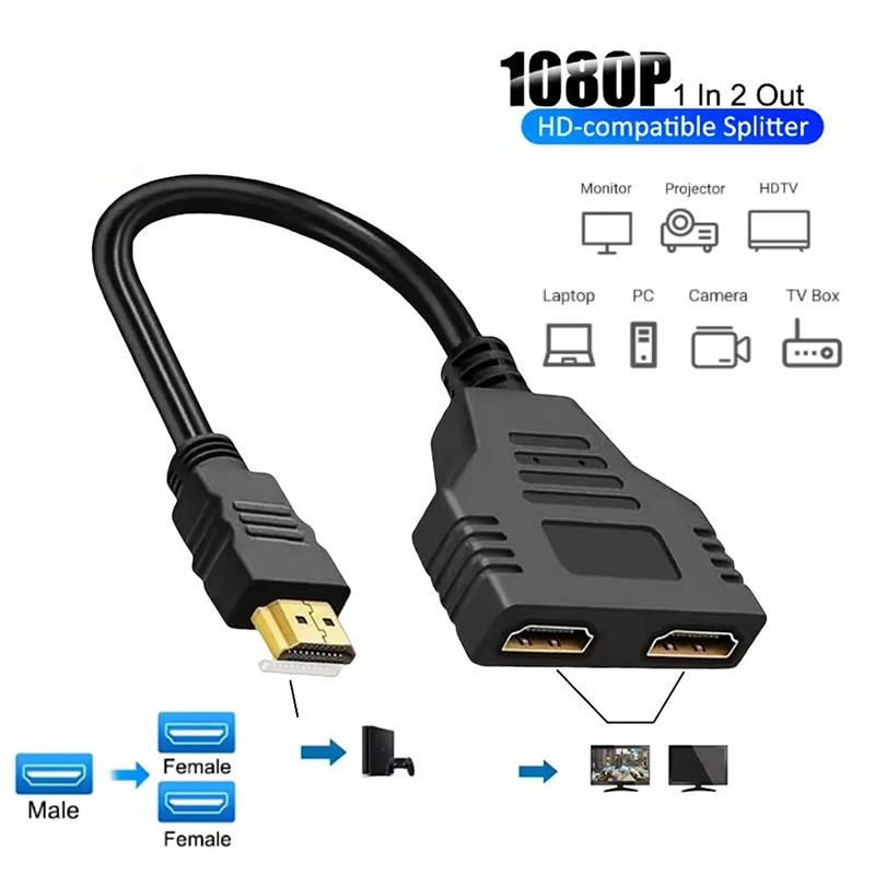 1080P 1 In 2 Out HDMI-compatib - Xbox Laptop Accessories recensione e prezzo