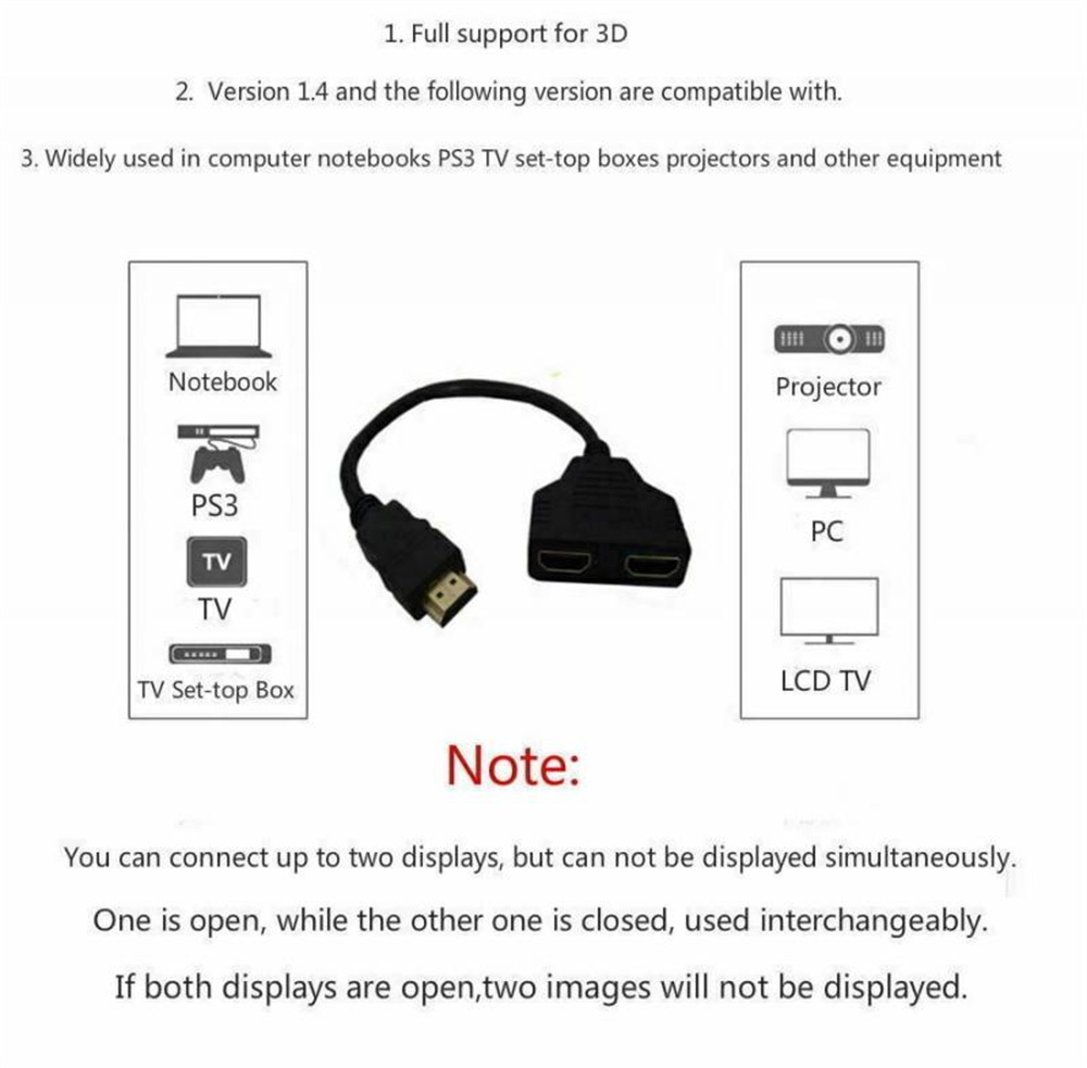 1080P 1 In 2 Out HDMI-compatib - Xbox Laptop Accessories recensione e prezzo