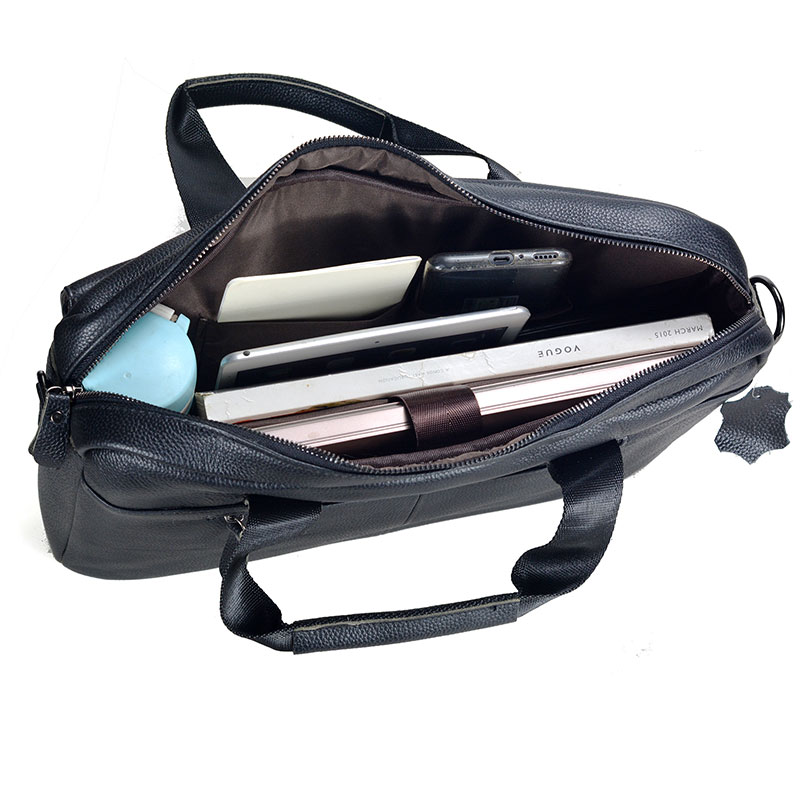 Large Men's Genuine Leather Ha - Laptop Accessories Box recensione e prezzo