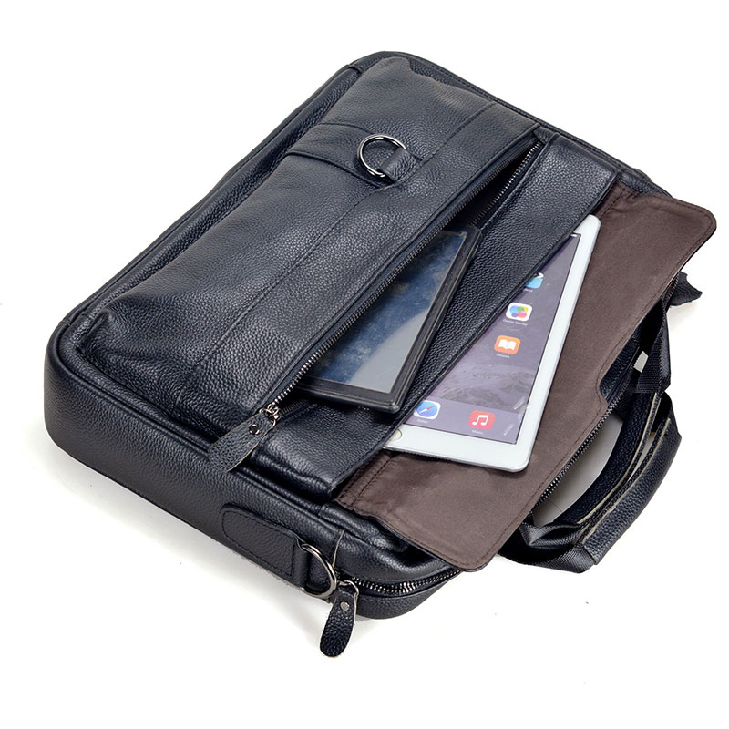 Large Men's Genuine Leather Ha - Laptop Accessories Box recensione e prezzo