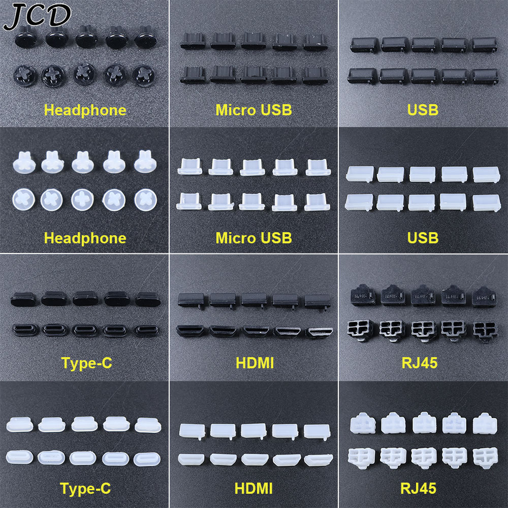 JCD 10pcs Silicone Type-C Micr - Laptop Accessories Protector recensione e prezzo