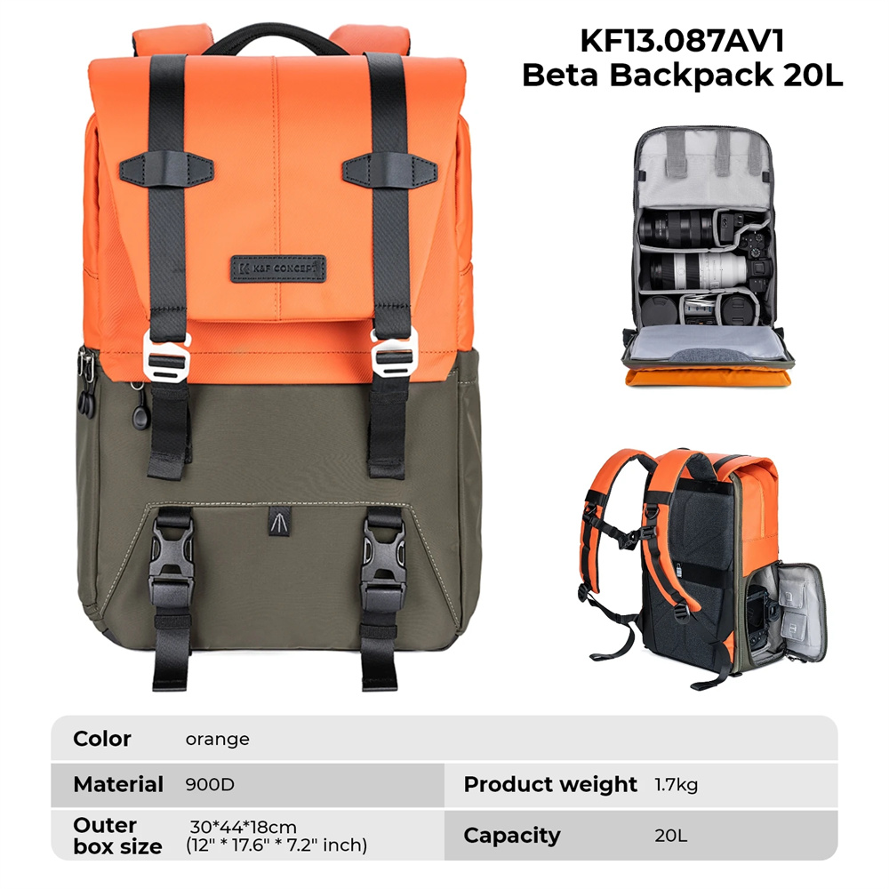 K&F CONCEPT Camera Backpack Tr - Laptop Accessories Box recensione e prezzo