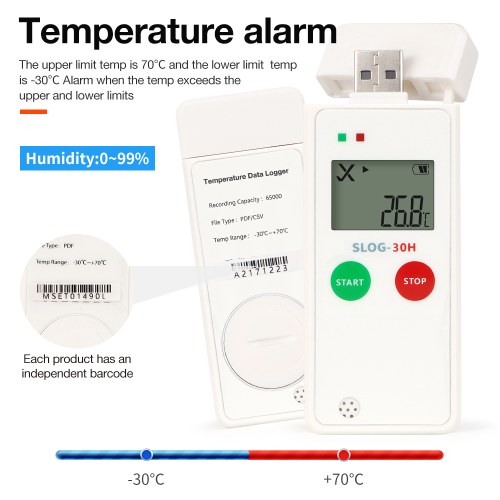 USB Temperature Data Logger Te - Monitor Portable Usb recensione e prezzo