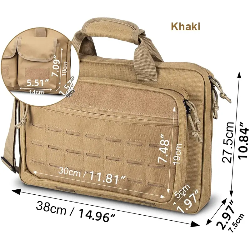 Lockable Tactical Gun Bag with - Laptop Accessories Box recensione e prezzo