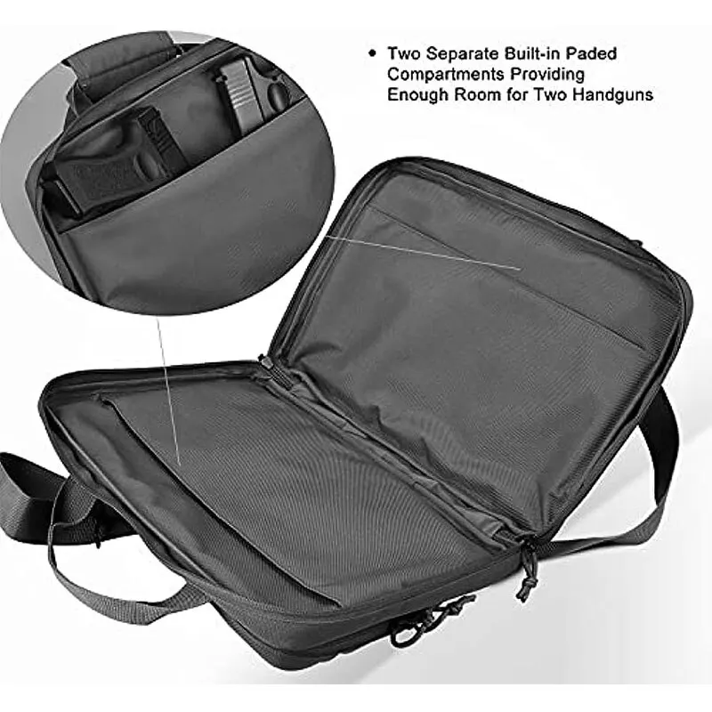 Lockable Tactical Gun Bag with - Laptop Accessories Box recensione e prezzo