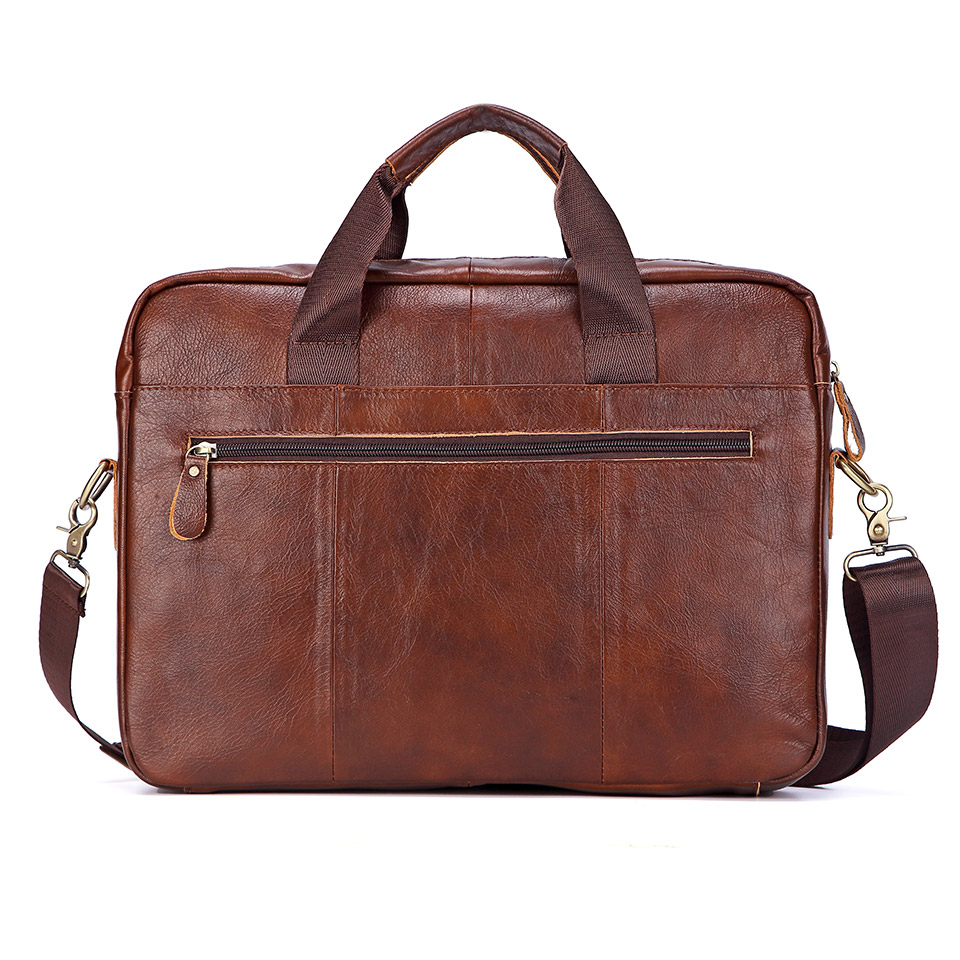 Men Genuine Leather Handbag Fa - Laptop Accessories Box recensione e prezzo