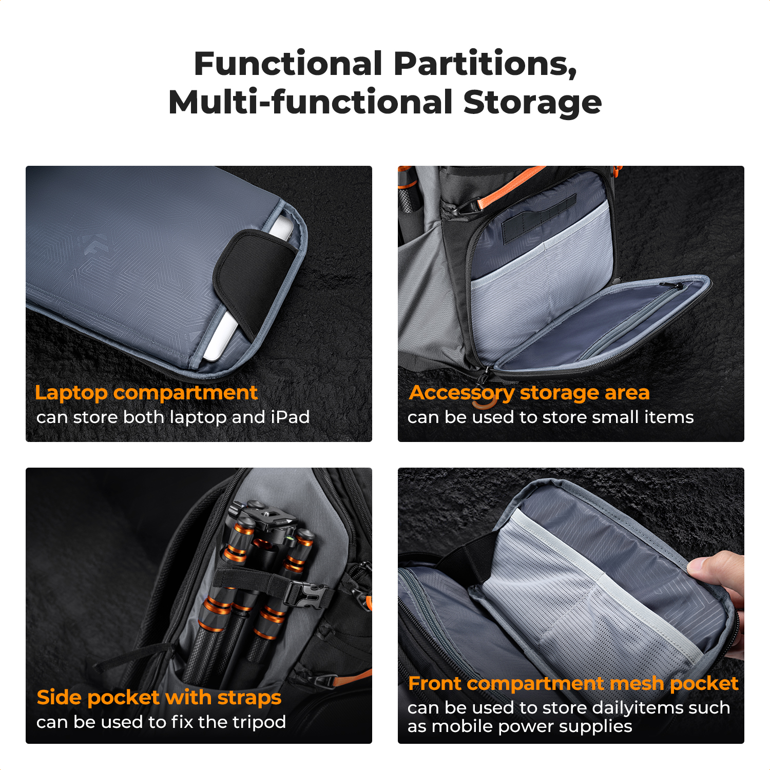 K&F CONCEPT 25L Outdoor Camera - Laptop Accessories Box recensione e prezzo