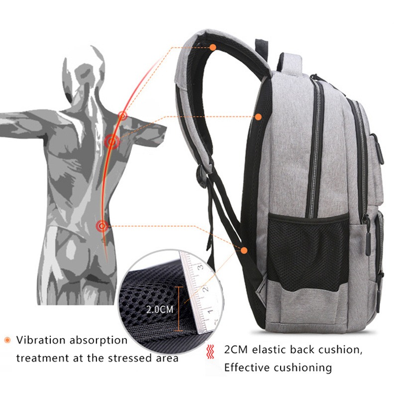 Large Capacity Backpack Men La - Laptop Accessories Box recensione e prezzo