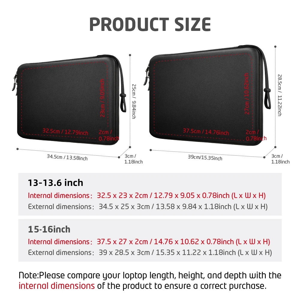 13 13.6 15 16 Laptop Sleeve Ca - Laptop Accessories Box recensione e prezzo