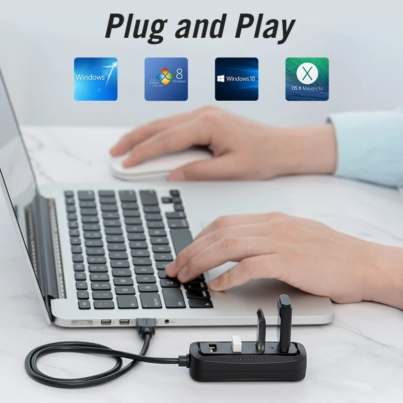 Vention USB 2.0 HUB 4 Port wit - Laptop Accessories Usb recensione e prezzo