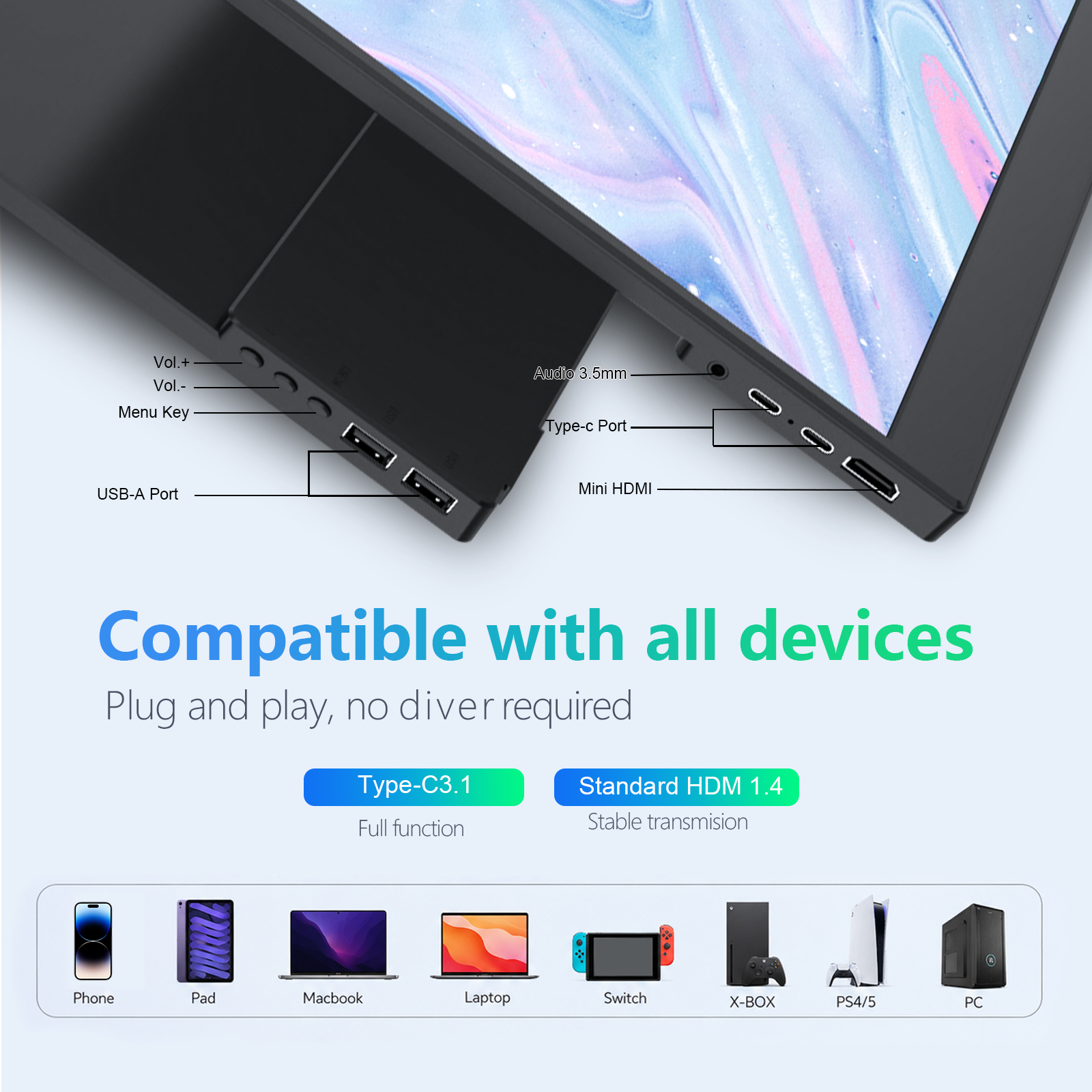 CHUIFAV 2560*1600 15.6-inch 2. - Xbox Laptop Accessories recensione e prezzo