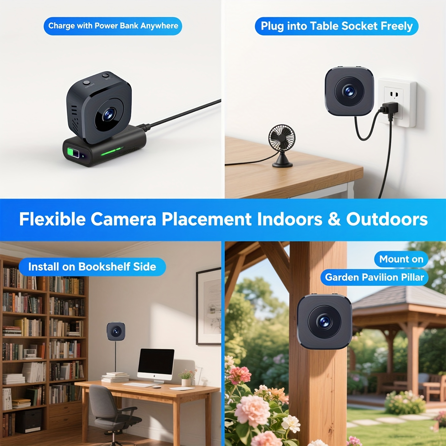 1080P HD Mini WiFi Camera Indo - Monitor Portable Usb recensione e prezzo