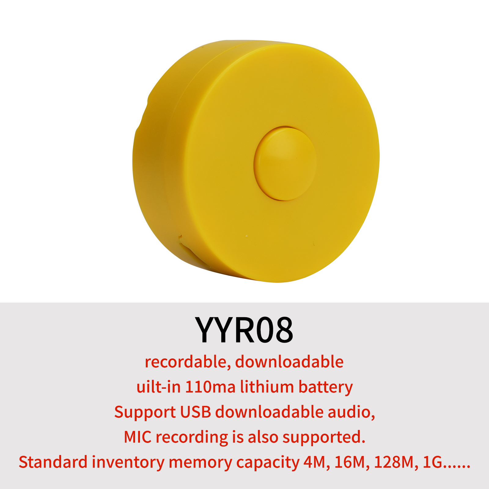 4M Voice Recording Button for  - Monitor Portable Usb recensione e prezzo