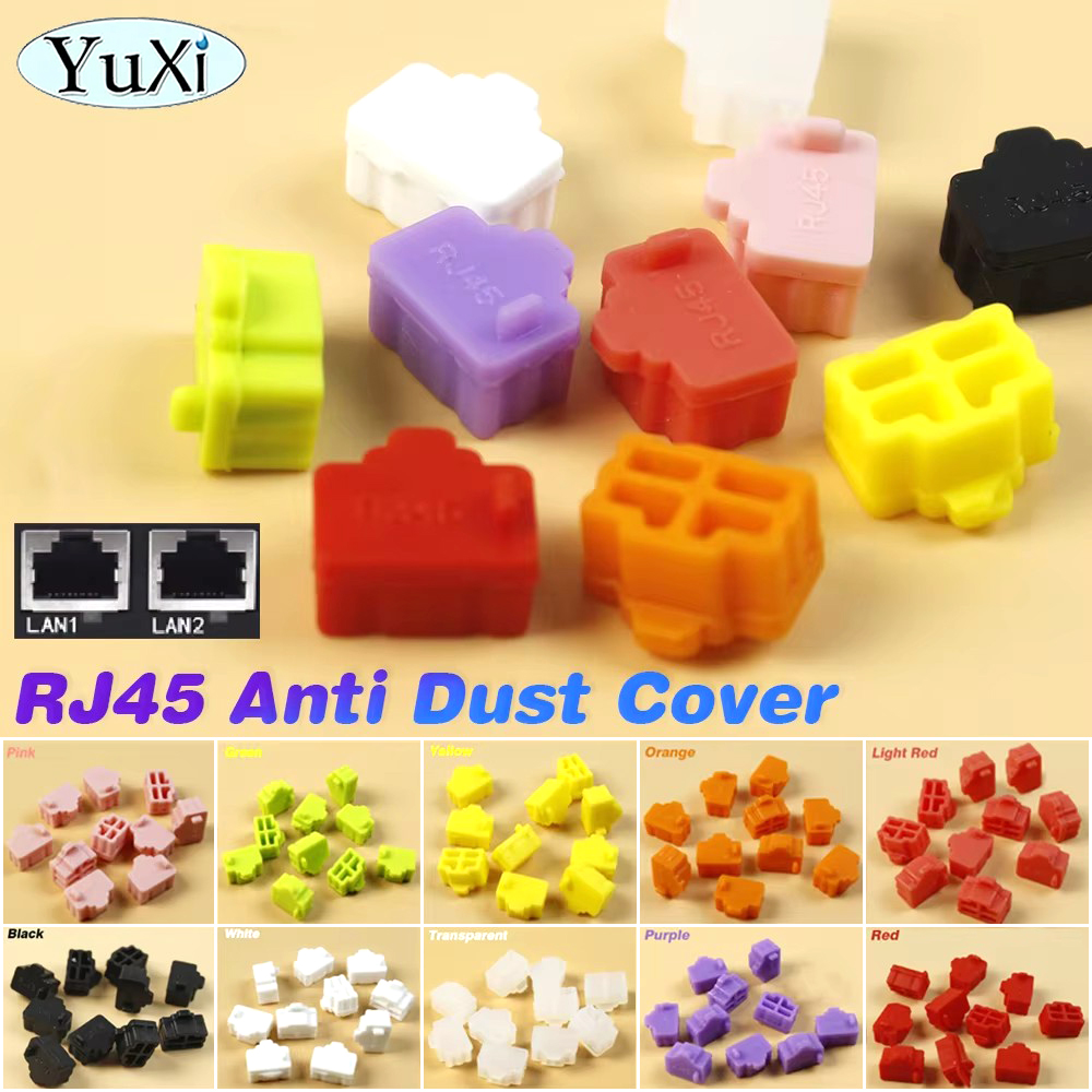 10Pcs Ethernet Hub Port RJ45 A - Laptop Accessories Protector recensione e prezzo
