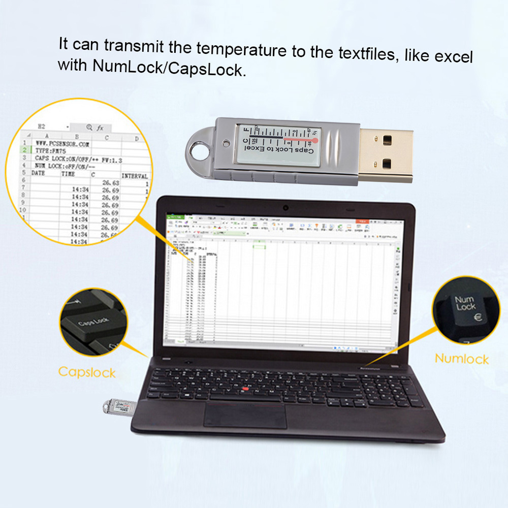 PCsensor USB Thermometer Hygro - Monitor Portable Usb recensione e prezzo