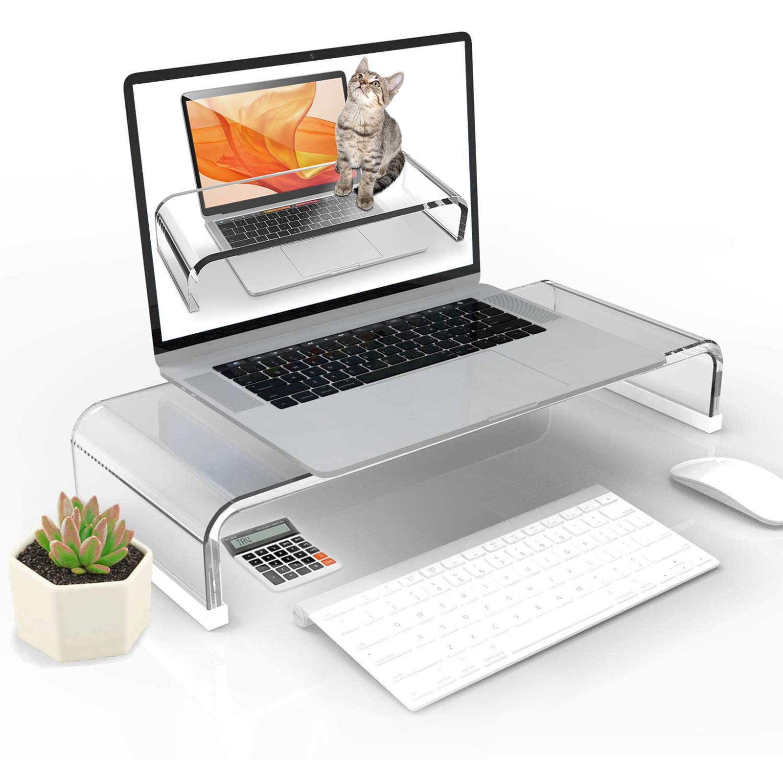 Clear Acrylic Laptop Stand Rob - Laptop Accessories Keyboard Cover recensione e prezzo