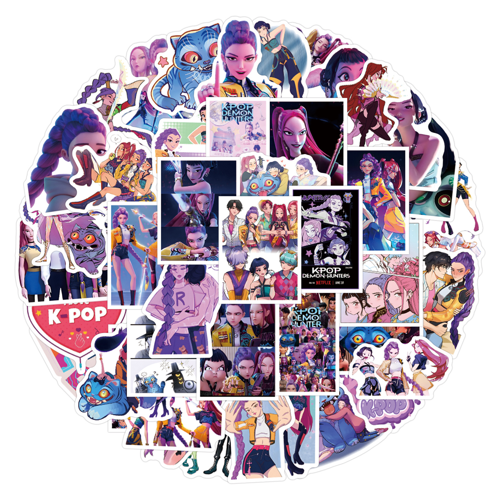 55/110pcs K-Pop Anime cartoon  - Laptop Accessories All recensione e prezzo
